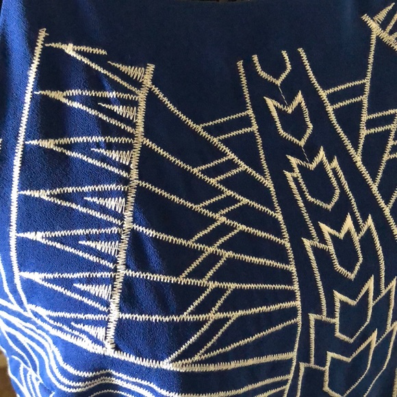 Royal Blue Shift Dress - Picture 5 of 7